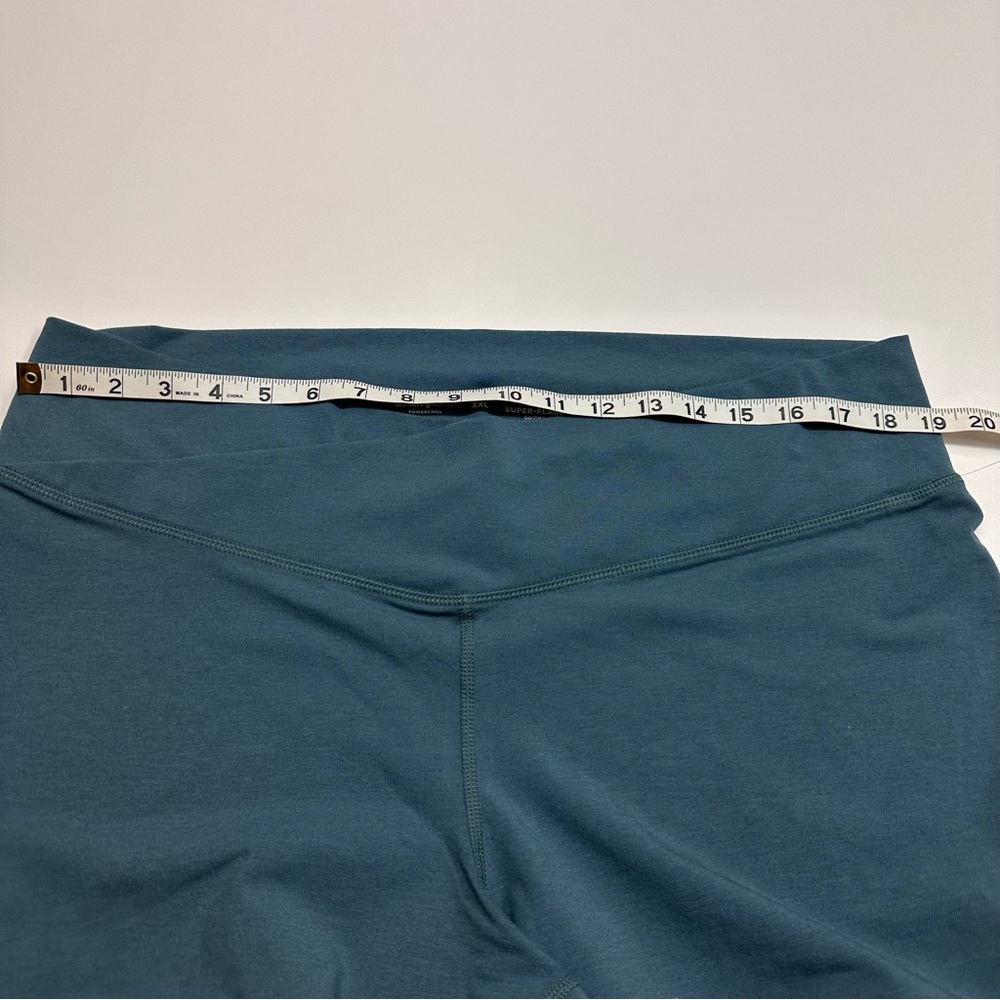 Old Navy Active Powerchill High Rise Crossover Super Flare Pants Jade Shadow XXL - Picture 6 of 8